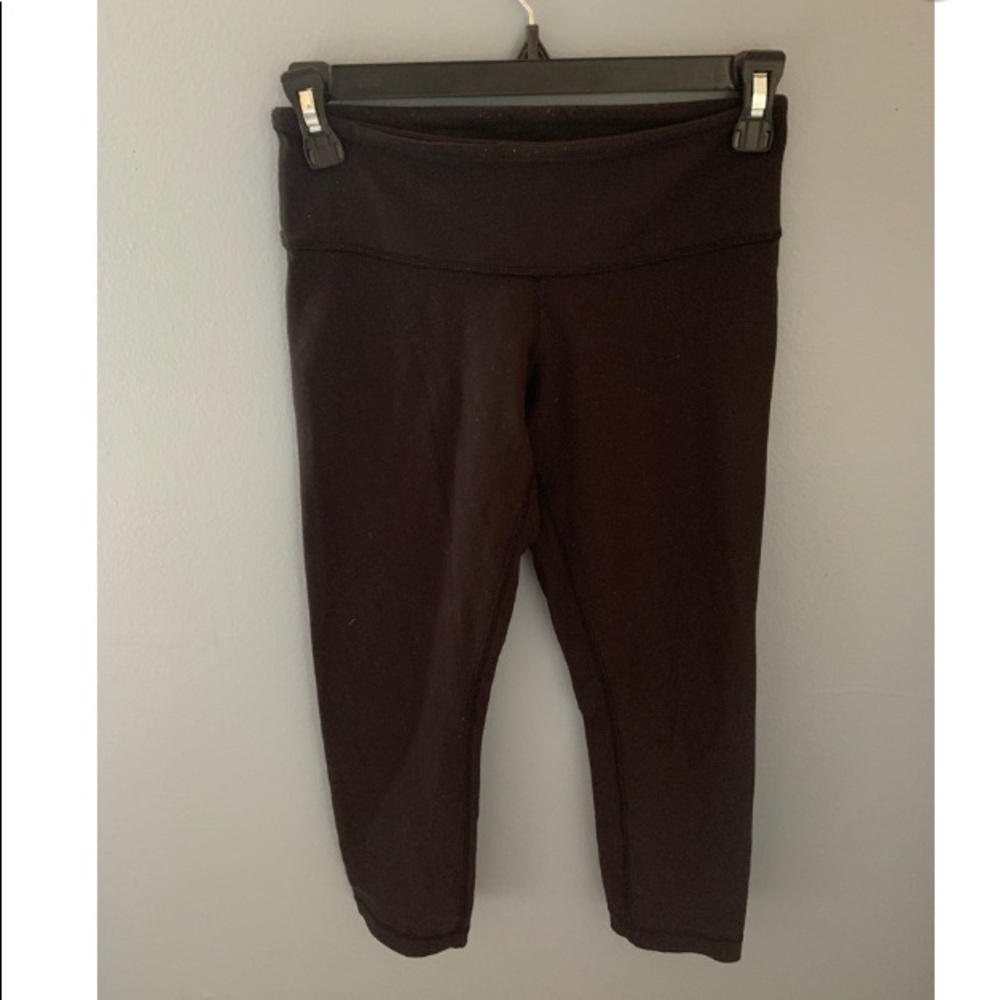 Lululemon cropped wunder under leggings